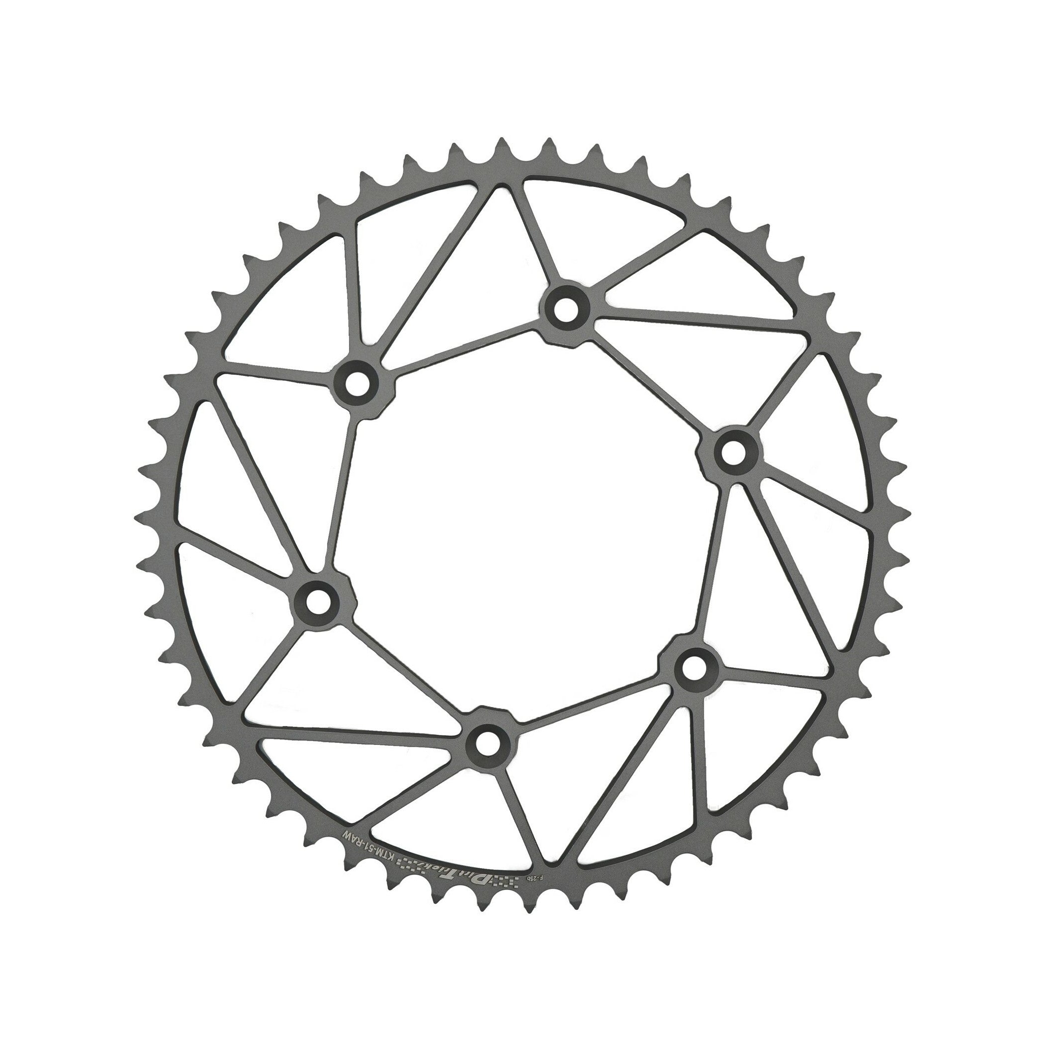 REAR  SPROCKET  CHROMOLY 52T-520 RAW YAM - 254-160152W