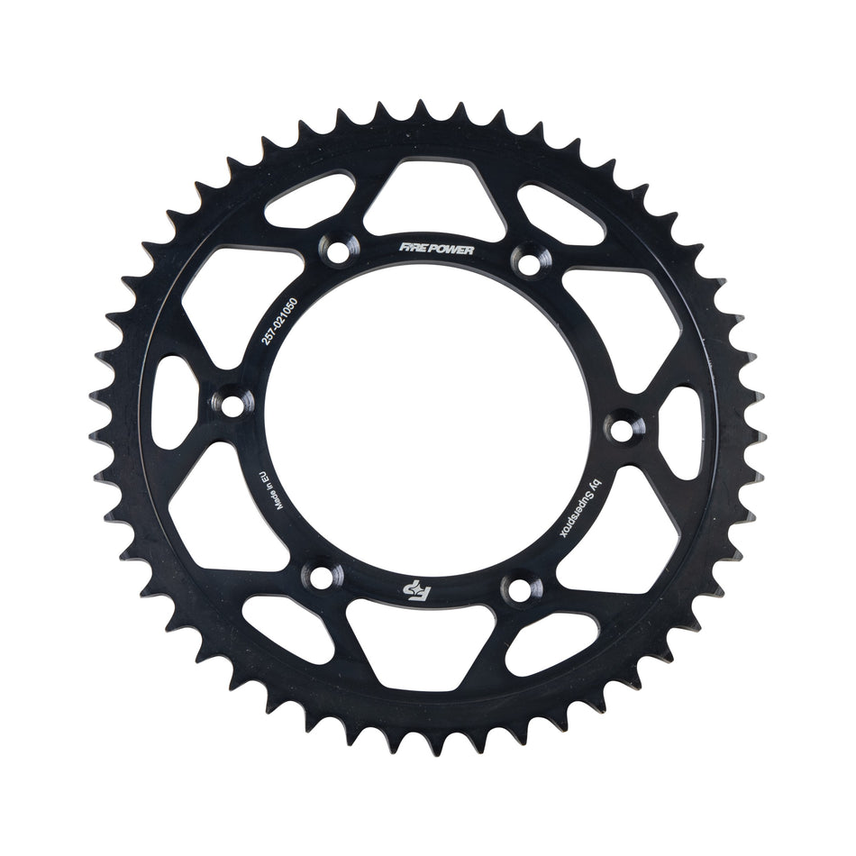REAR SPROCKET STEEL 50T BLK - 257-021050