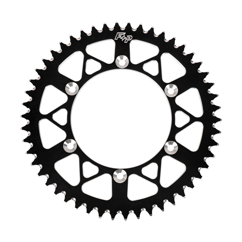 REAR SPROCKET ALUMINUM 52T-520 BLK HON - 257-122552BK
