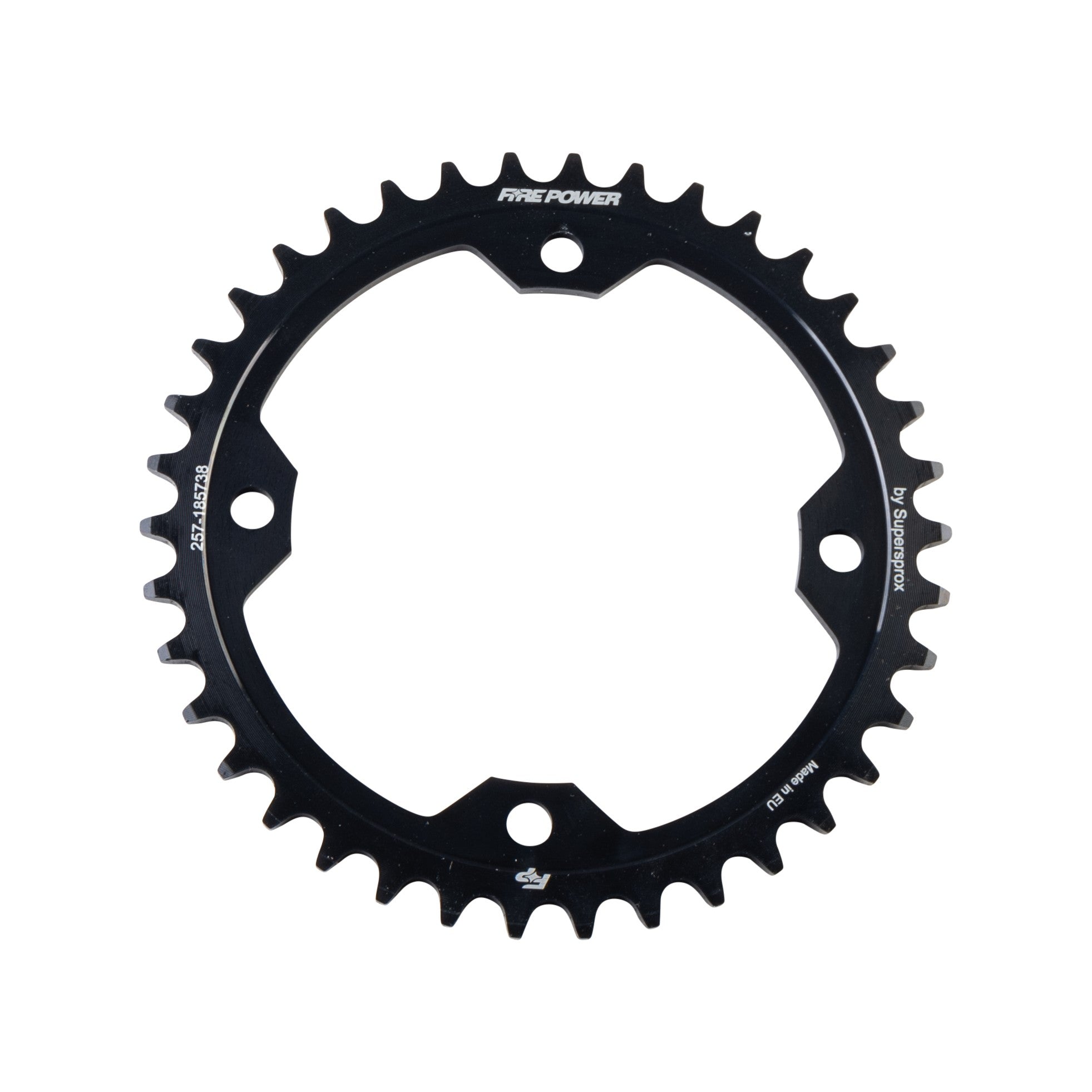 REAR SPROCKET STEEL 38T BLK - 257-185738