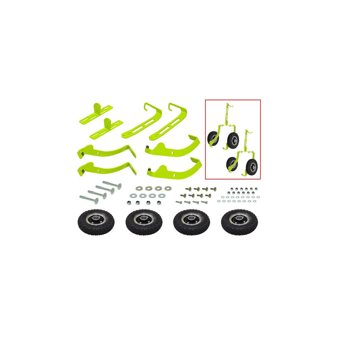 SKI PROTEC DOLLY SET WITH PREMIUM WHEELS - 27-30013