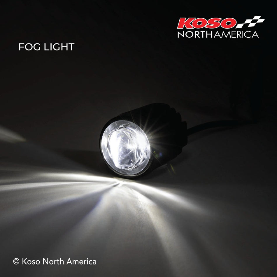 MINI LED FOG LIGHT BLACK EACH - 27-5971-1