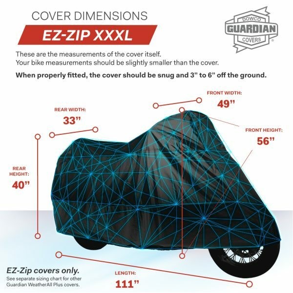 COVER WEATHERALL PLUZ EZ ZIP 3X - 27-6259-1