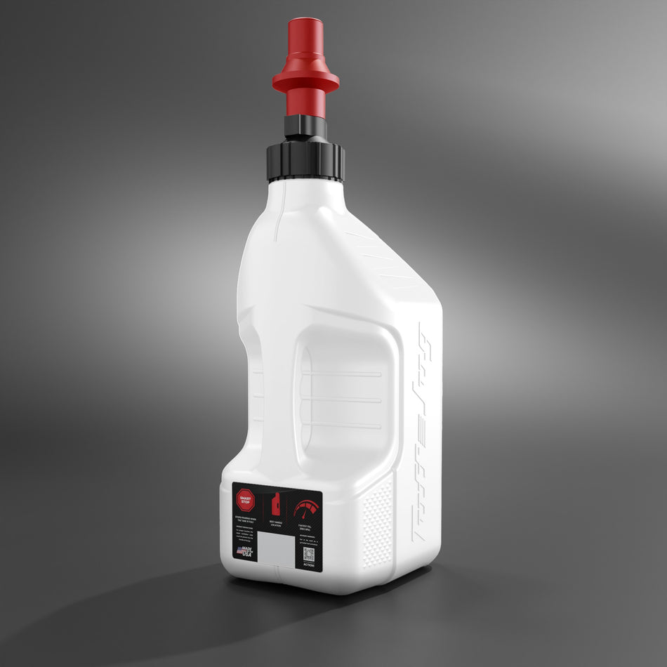 UTILITY CONTAINER WHITE W/ RED CAP 2.5 GAL - 28-1161