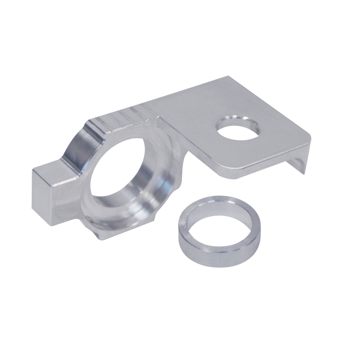 AXLE FLAG MOUNT (SILVER) KTM/HUS 250-450 20/25MM AXLE - 28-43608