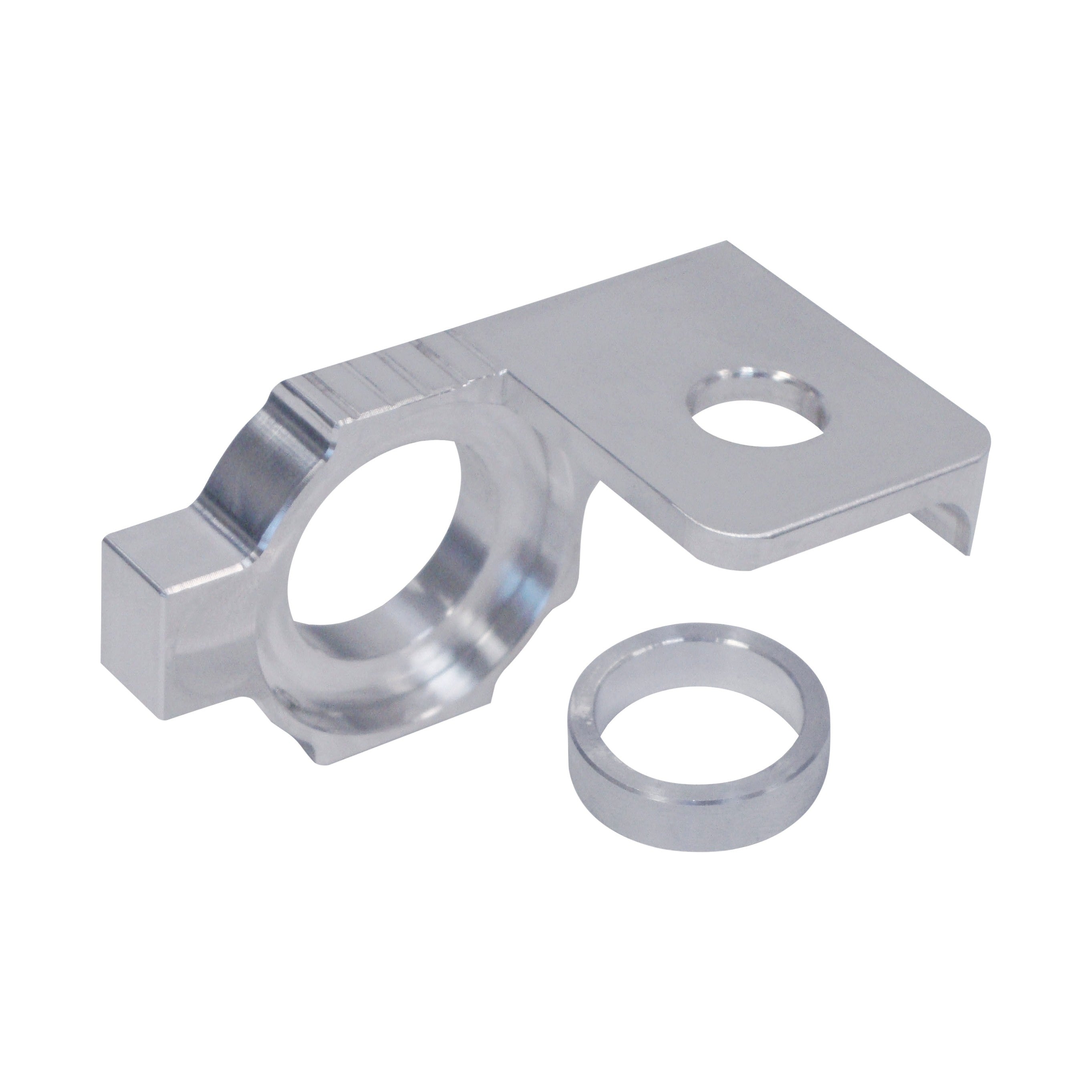 AXLE FLAG MOUNT (SILVER) KTM/HUS 250-450 20/25MM AXLE - 28-43608