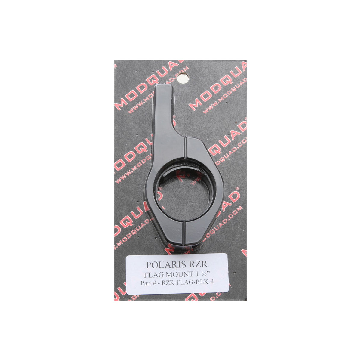 FLAG MOUNT HORIZONTAL BLACK 1.5" - 28-45235