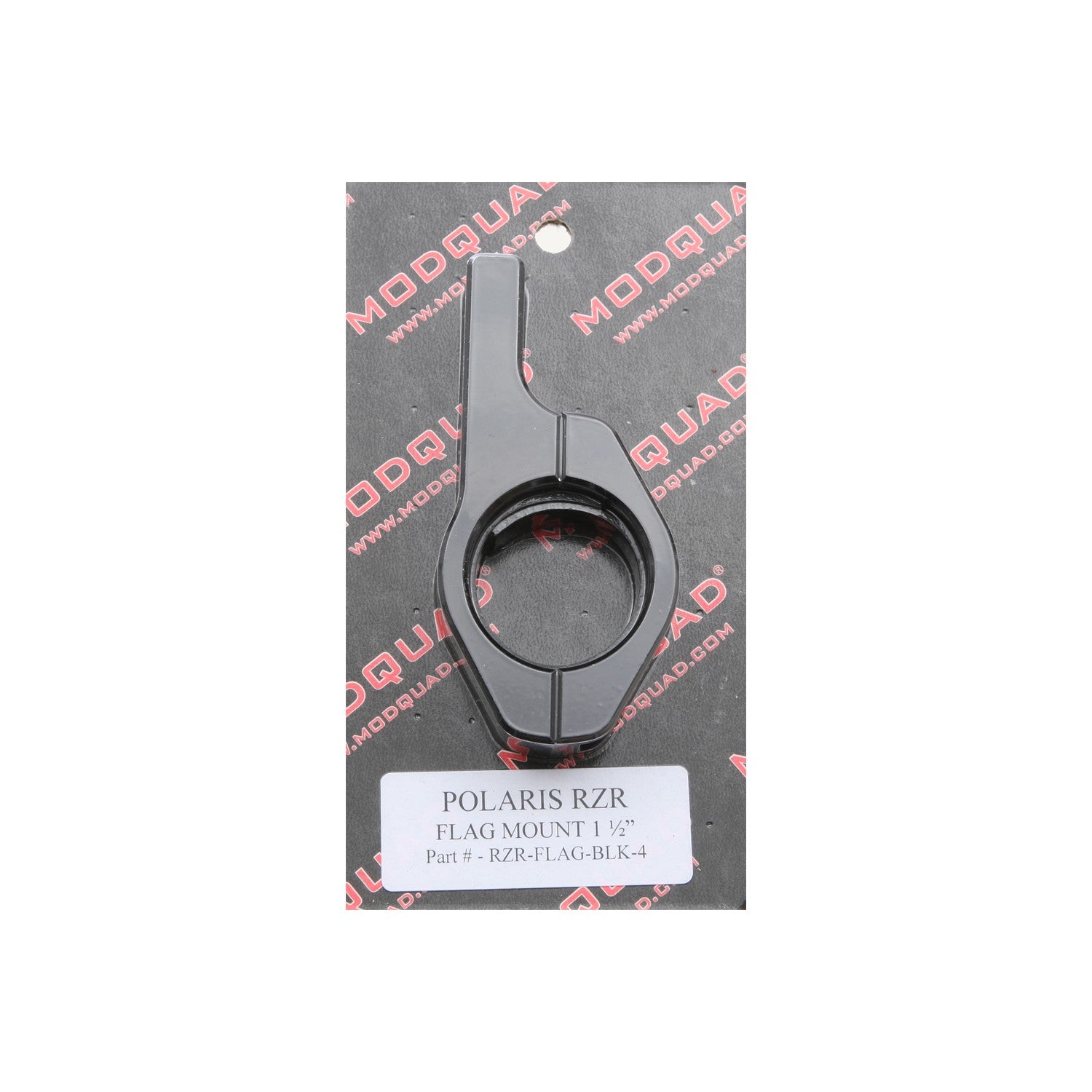 FLAG MOUNT HORIZONTAL BLACK 1.5" - 28-45235