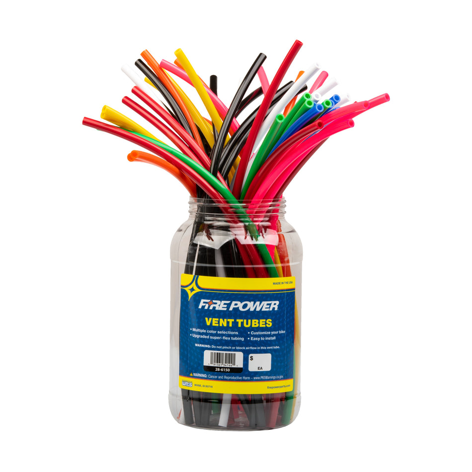 GAS CAP VENT HOSE 18" MULTI-COLOR 50/PK - 28-6150-1