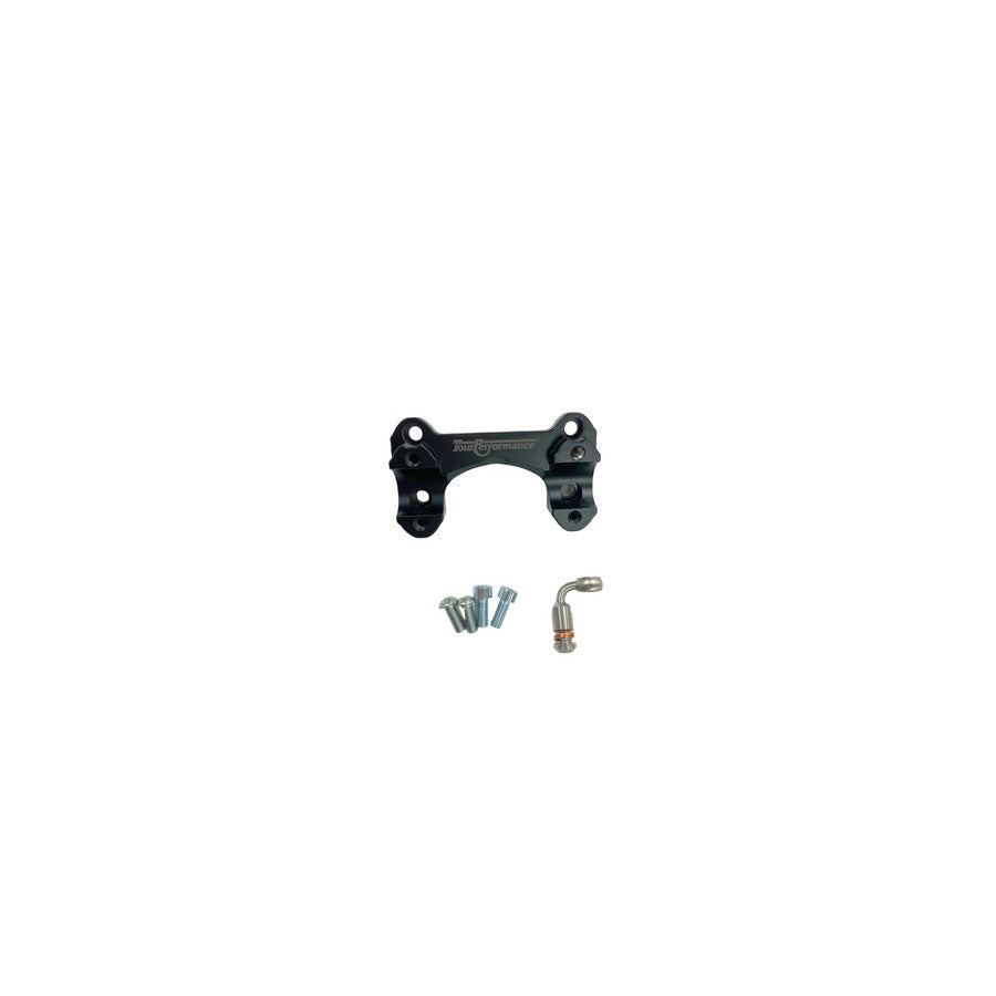 HANDLEBAR RISERS BLACK YAM - 281-0031-4
