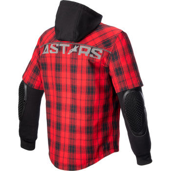 ALPINESTARS MO.ST.EQ Tartan Jacket Red Black Medium - 2820-6466