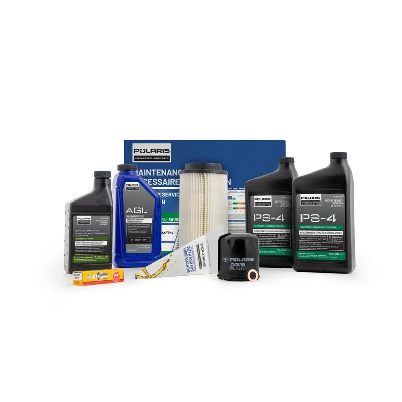 Polaris Sportsman Maintenance Kit - PS-4 5W-50 Oil, Demand Drive & AGL Fluid, AR FLTR, OL FLTR, and Spk Plg  - 2830549