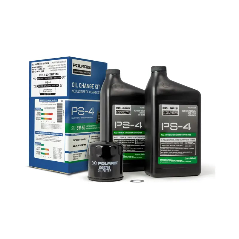 Synthetic Oil Change Kit - 2 Quarts of PS-4 Engine 5W-50 Oil and 1 Oil Filter - 2877473