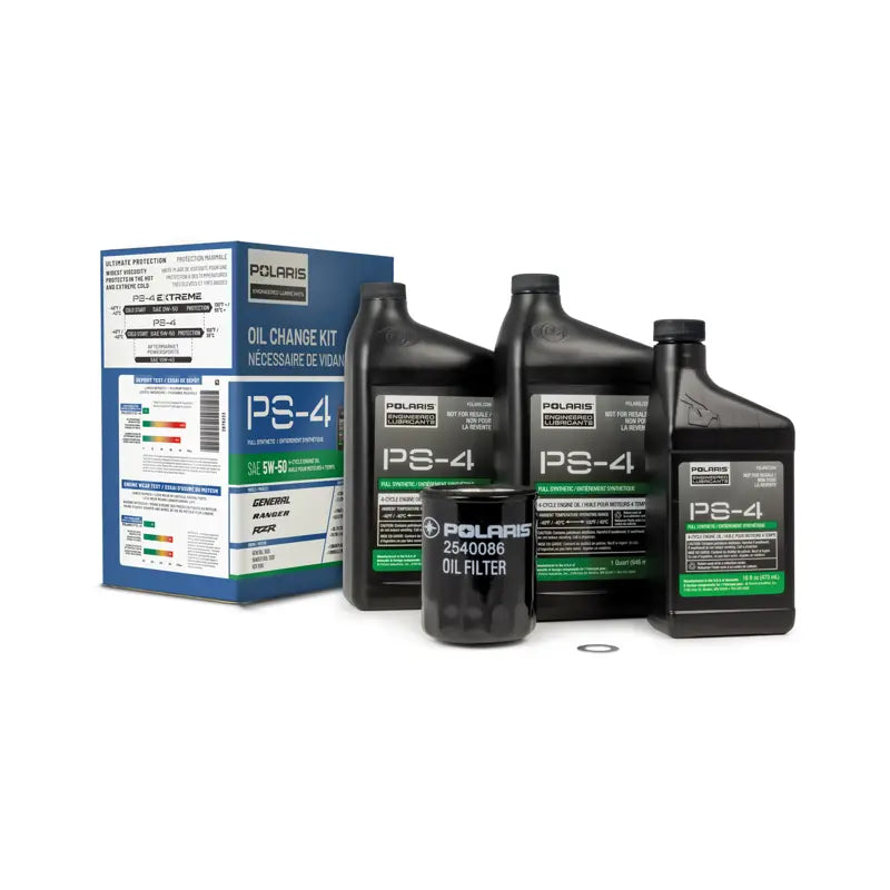 Full Synthetic Oil Change Kit, PS-4 5W-50 Full Synthetic Oil- 2879323