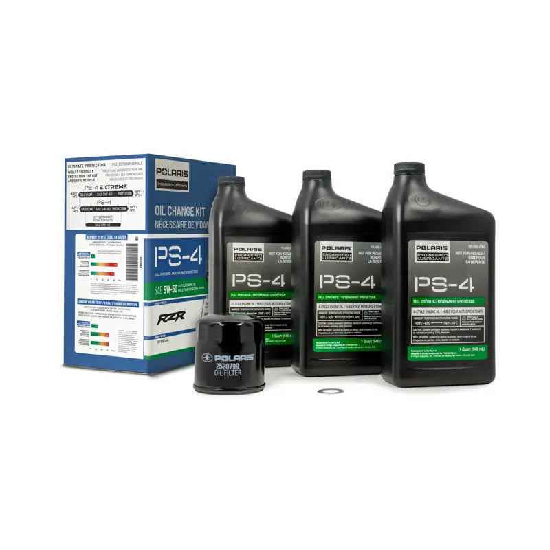 Full Synthetic Oil Change Kit, PS-4 5W-50 Engine Oil  - 2881696