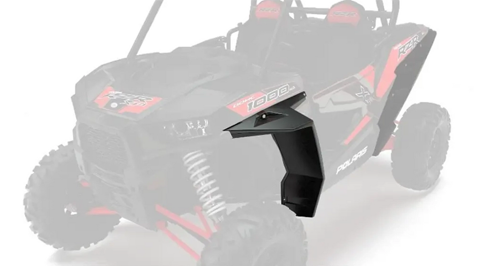 Polaris Full Coverage Fender Flares, Black - 2881985