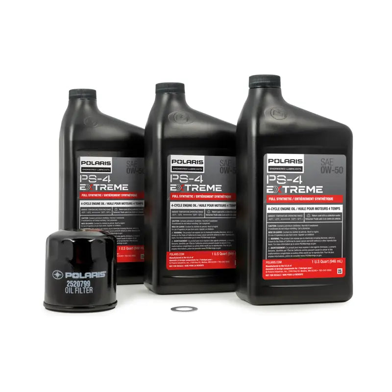 Full Synthetic Oil Change Kit, Extreme 0W-50 Engine Oil - 2890058