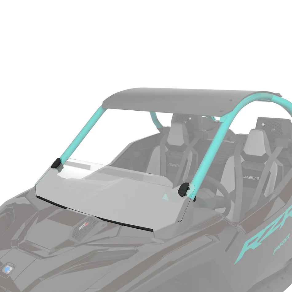 Polaris Lock & Ride Half Front Windshield Hard Coat Polycarbonate RZR SxS - 2890374