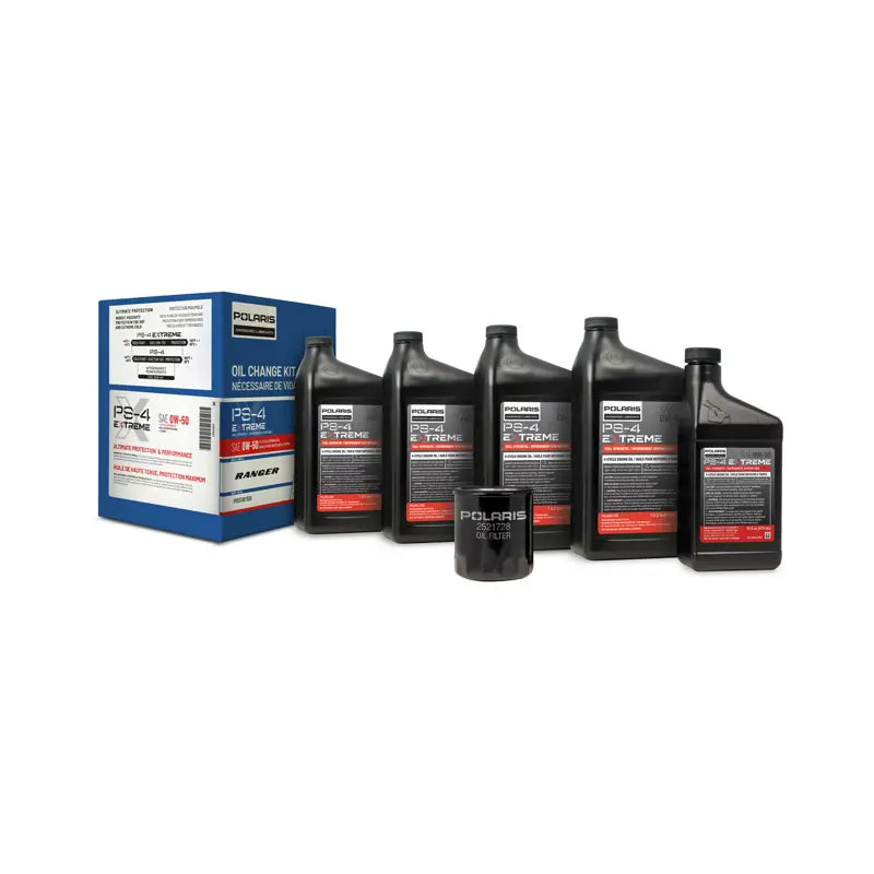 Full Synthetic Oil Change Kit, PS-4 EXTREME 0W-50 - 2890883