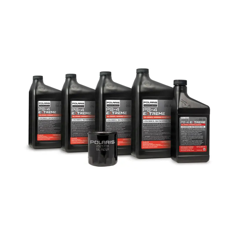 Full Synthetic Oil Change Kit, PS-4 EXTREME 0W-50 - 2890883