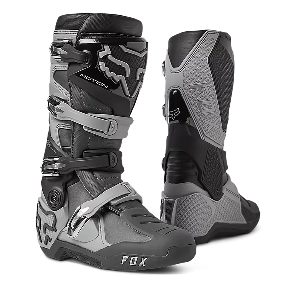 Fox Racing Dark Shadow Grey Motion Boots SZ 13