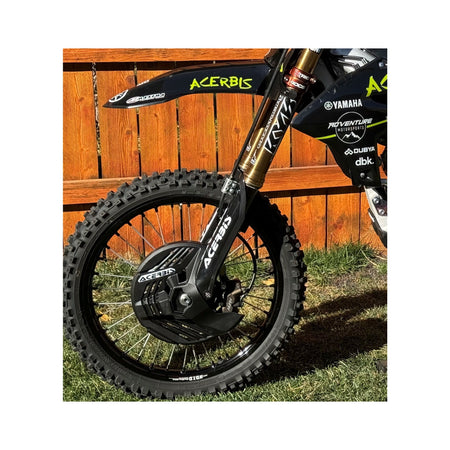 LINEAR FRONT DISC COVER HON/KAW/SHER/YAM BLK - 29850-50001-2