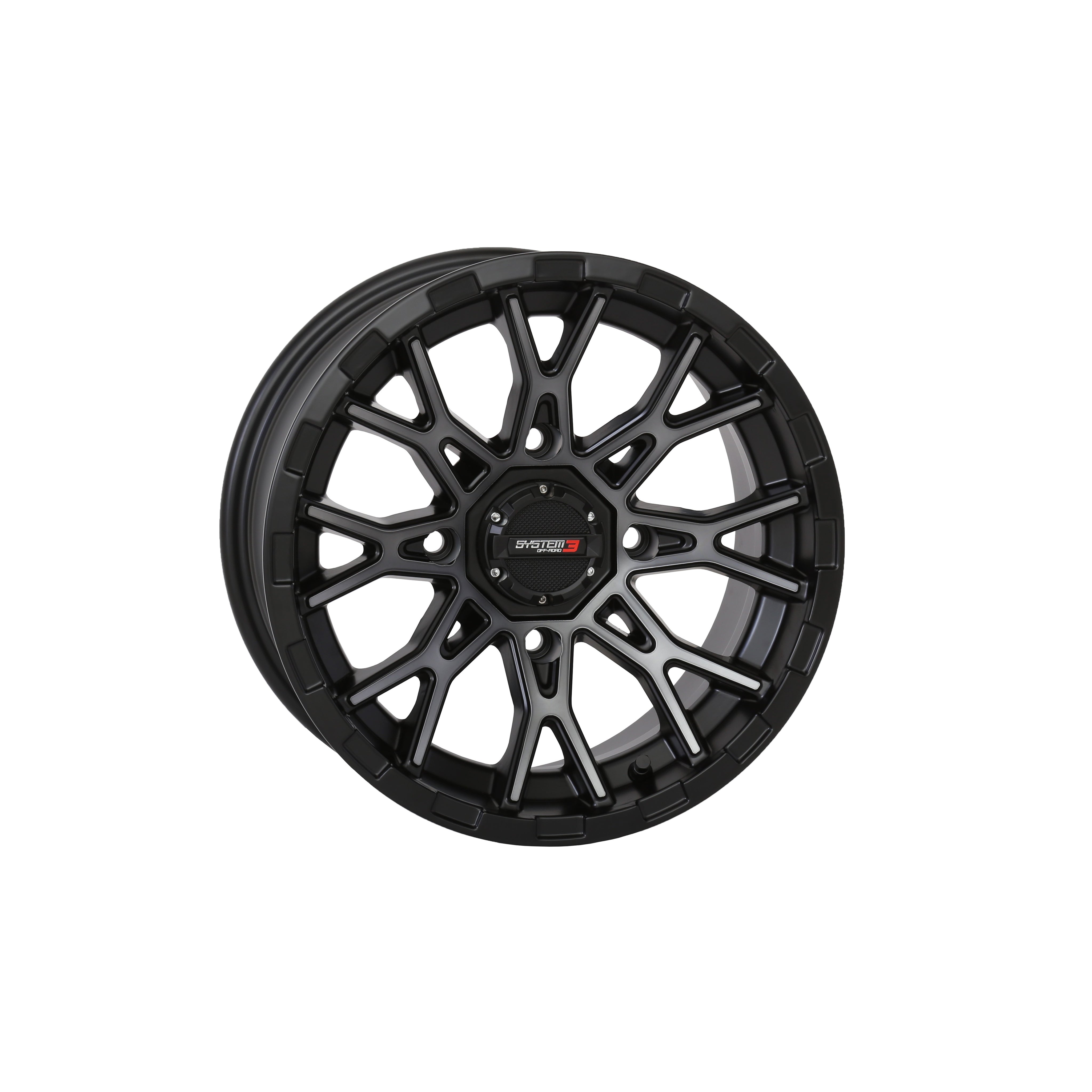 ST6 WHEEL 12X7 4+3 (+10MM) 4/110 MATTE DARK TINT - 3-126110