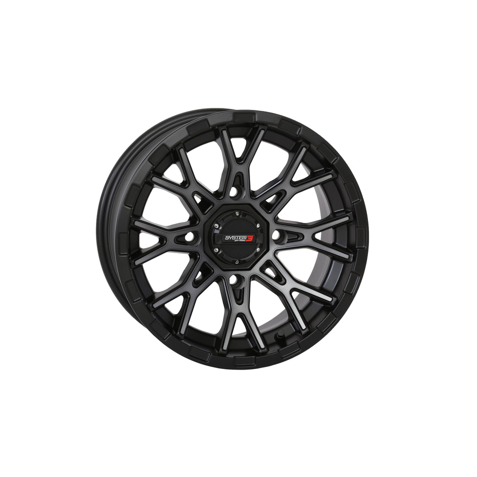 ST6 WHEEL 12X7 4+3 (+10MM) 4/110 MATTE DARK TINT - 3-126110