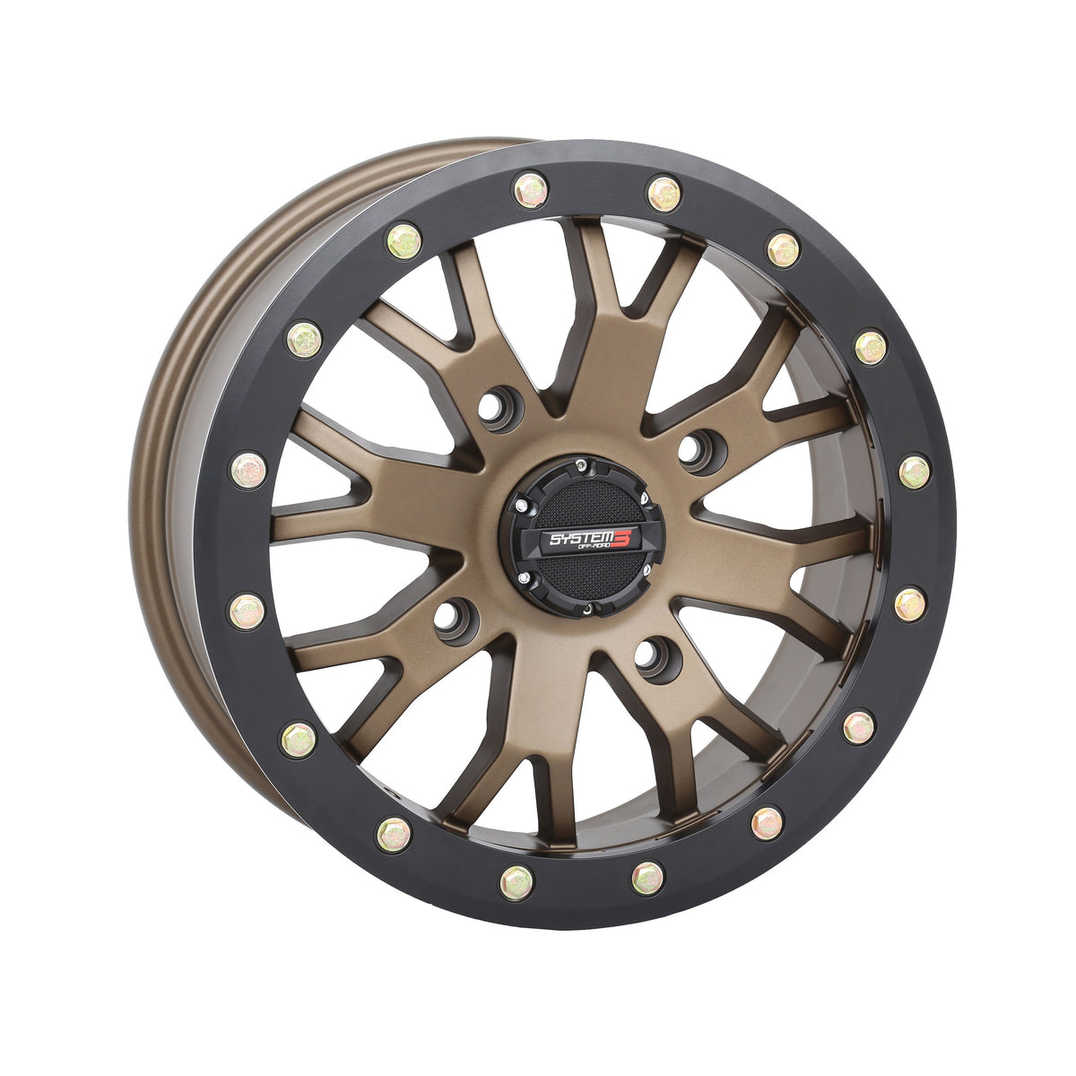 SB4 BL WHEEL 14X7 4+3 (+15MM) 4/137 MATTE BRONZE/BLACK - 3-143238