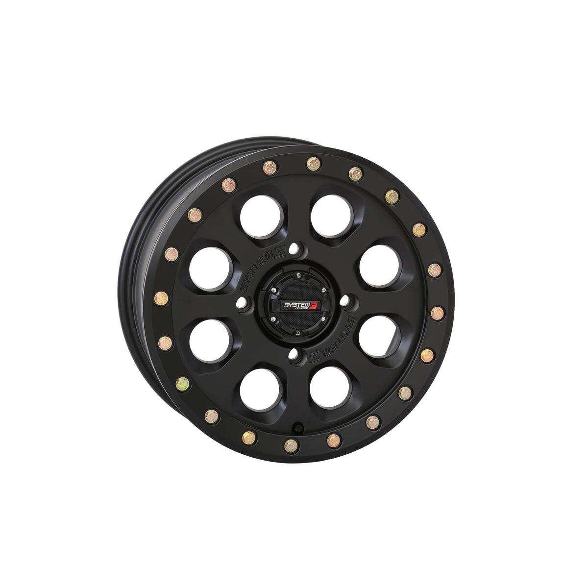 SB7 BL WHEEL 14X7 4+3 (+10MM) 4/137 MATTE BLACK - 3-147536