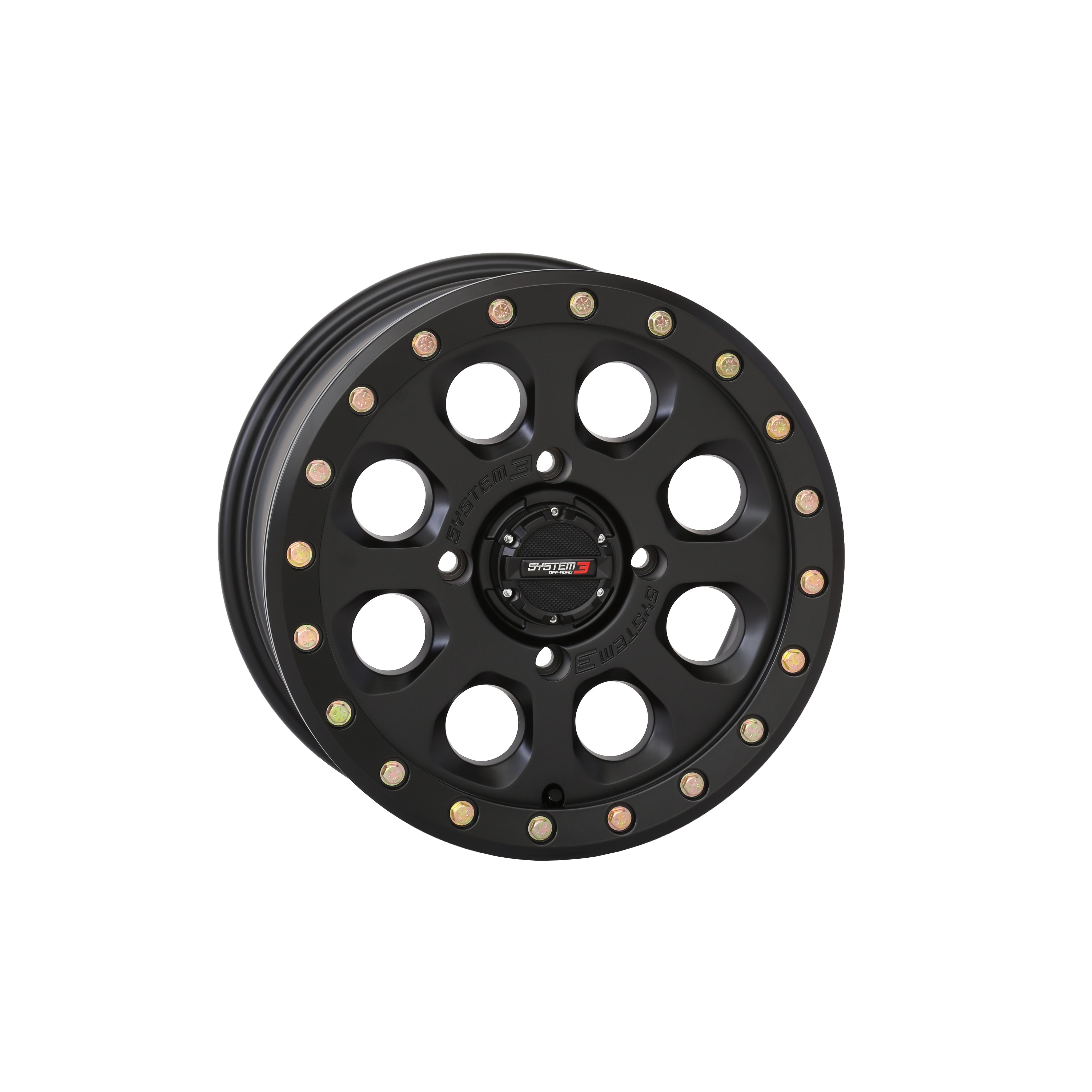 SB7 BL WHEEL 14X7 4+3 (+10MM) 4/137 MATTE BLACK - 3-147536