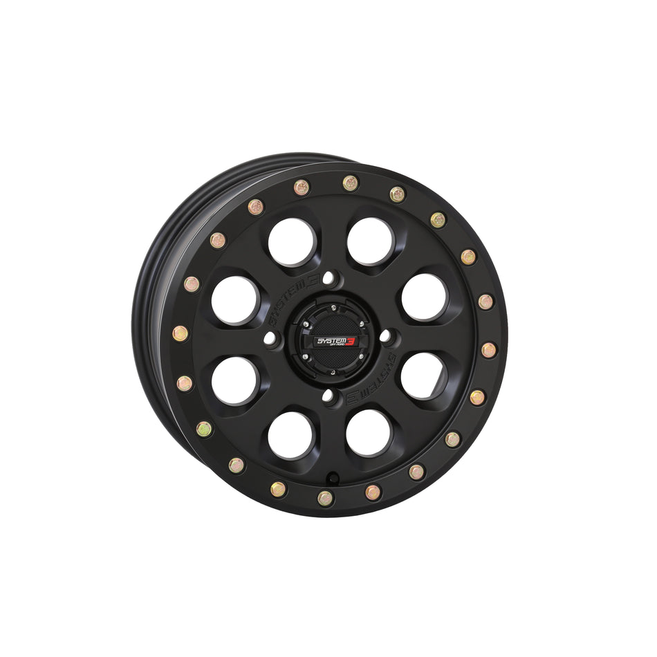 SB7 BL WHEEL 14X7 4+3 (+10MM) 4/137 MATTE BLACK - 3-147536