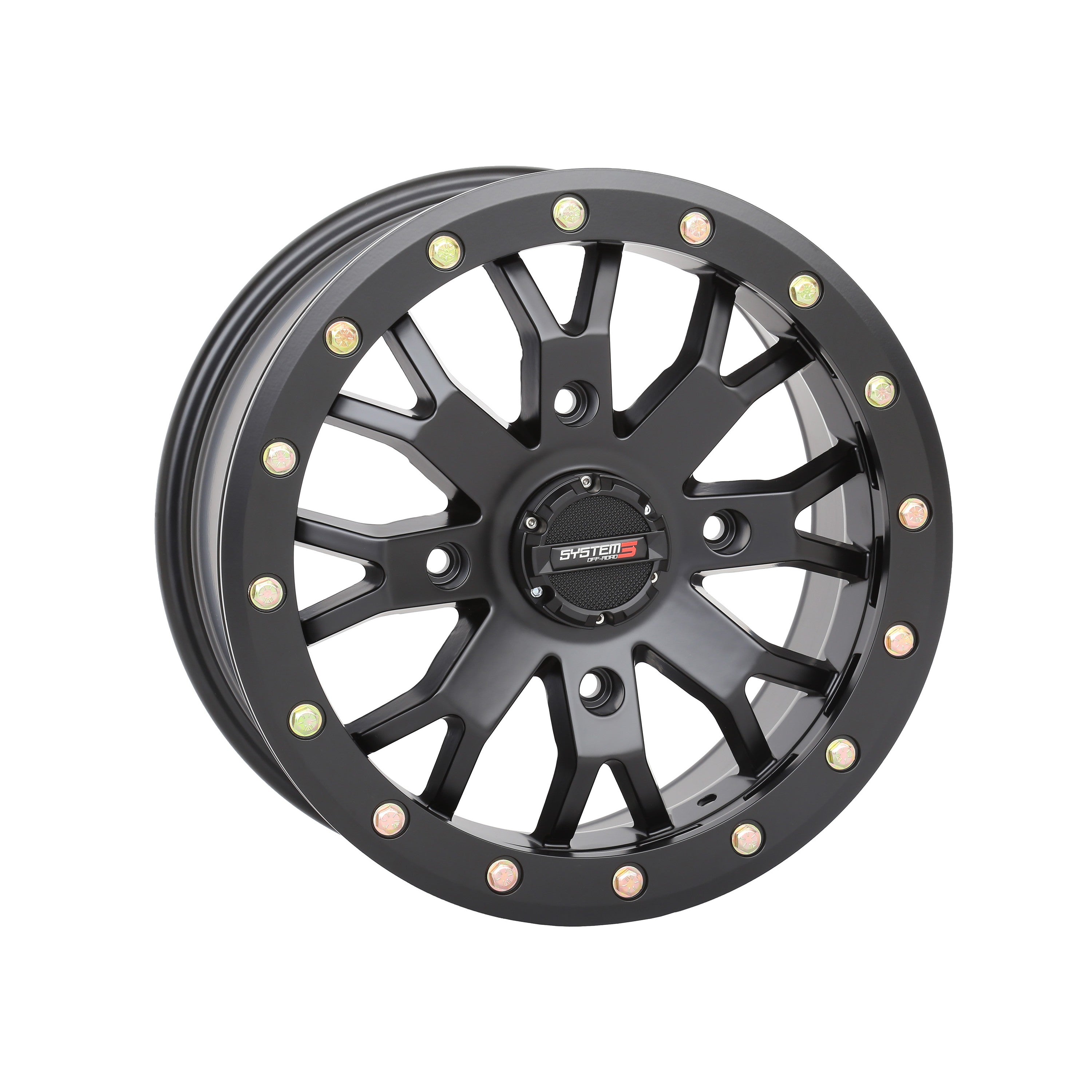 SB4 BL WHEEL 15X7 4+3 (+15MM) 4/137 MATTE BLACK - 3-153138
