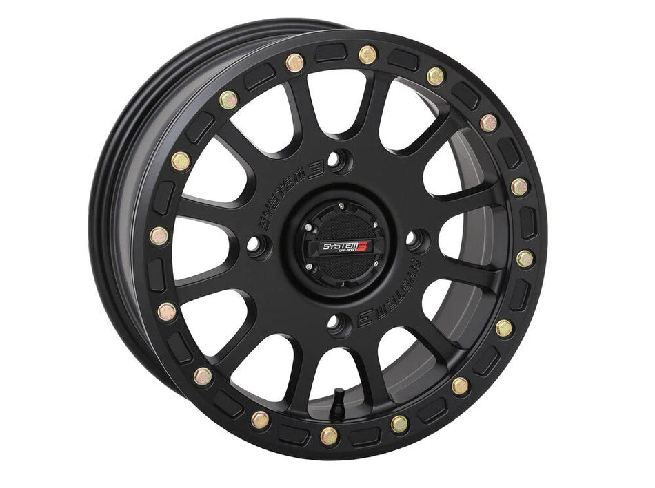 SYSTEM 3 SB5 BL WHEEL 15X10 5+5 (-5MM) 4/137 MATTE BLACK - 3-155371