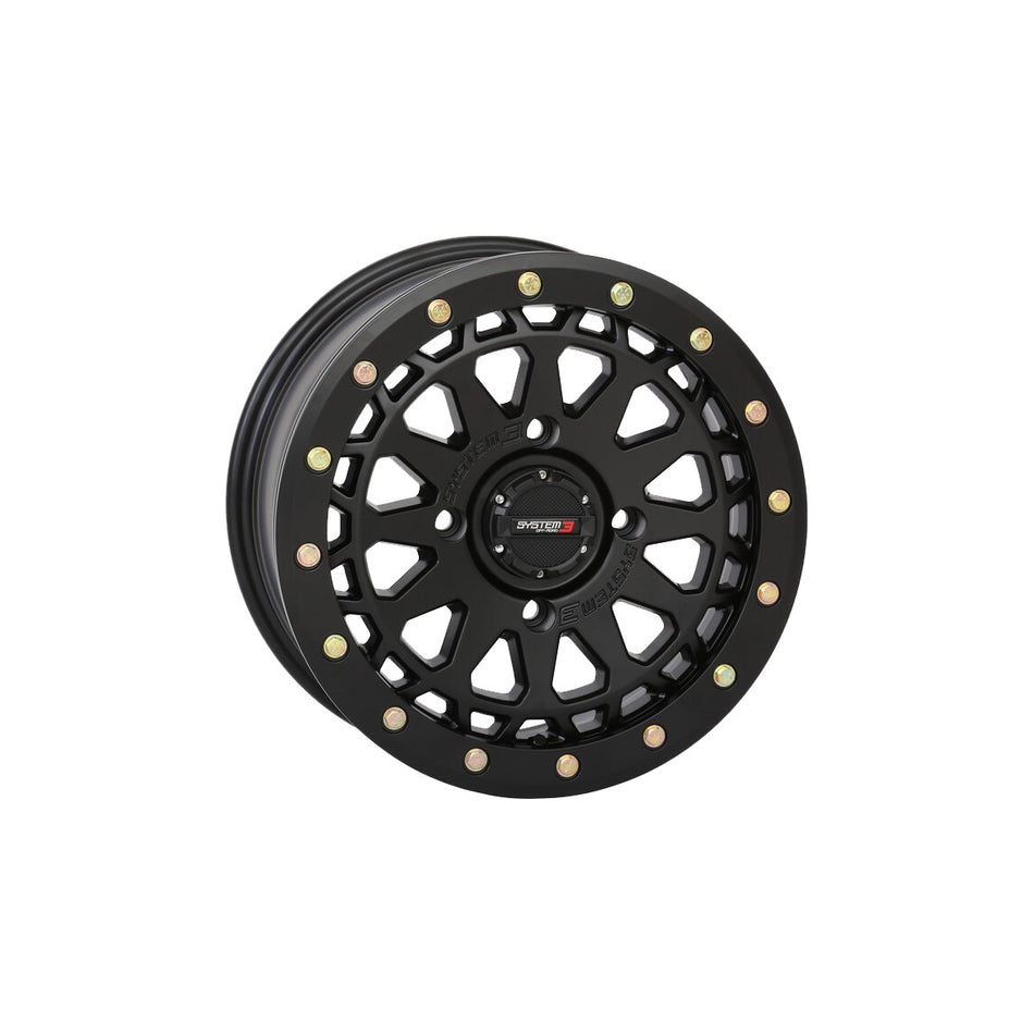 SB6 BL WHEEL 15X7 4+3 (+10MM) 4/137 MATTE BLACK - 3-156536