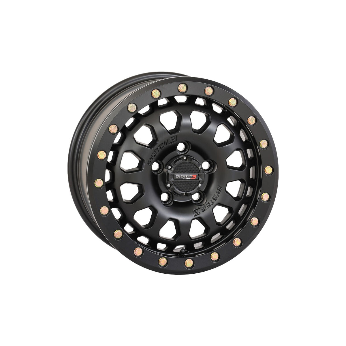 SB6 BL WHEEL 15X7  4+3 (+10MM) 5/4.5 MATTE BLACK - 3-156544