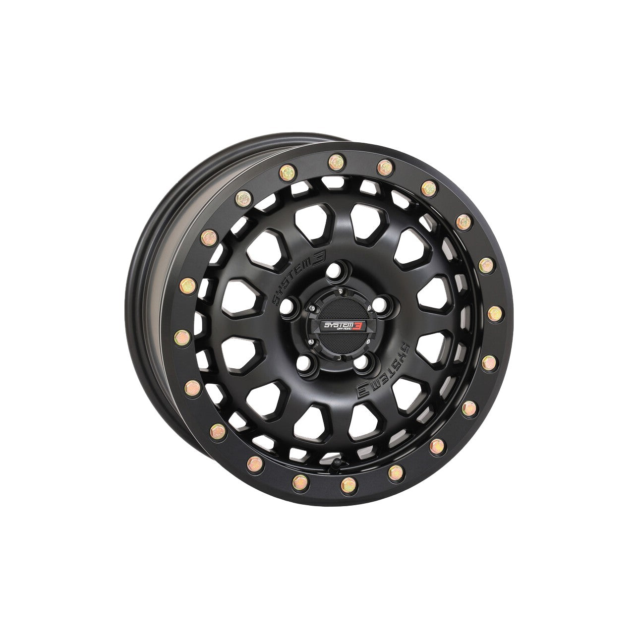 SB6 BL WHEEL 15X7  4+3 (+10MM) 5/4.5 MATTE BLACK - 3-156544