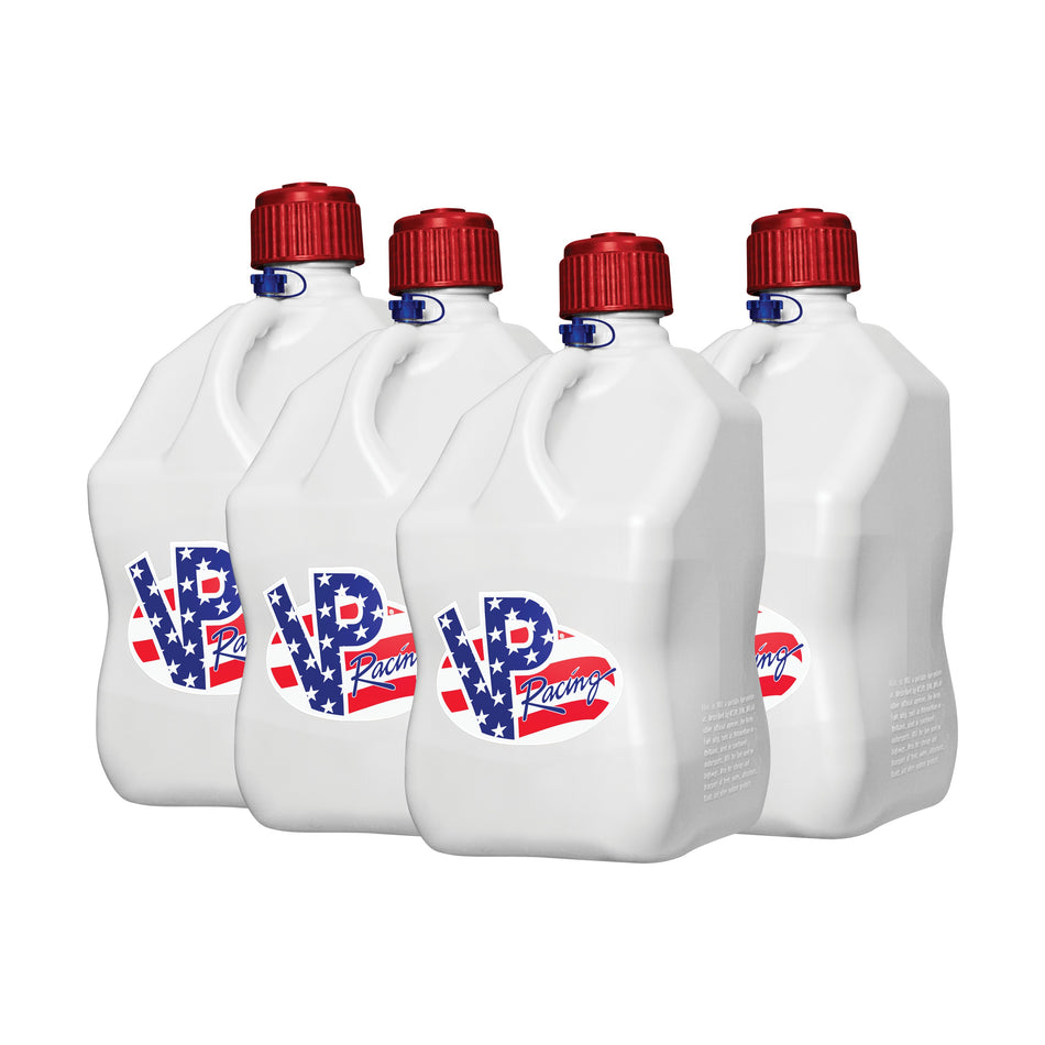 MOTORSPORTS CONTAINER 5.5 GALLON WHITE PATRIOTIC - 30-3414