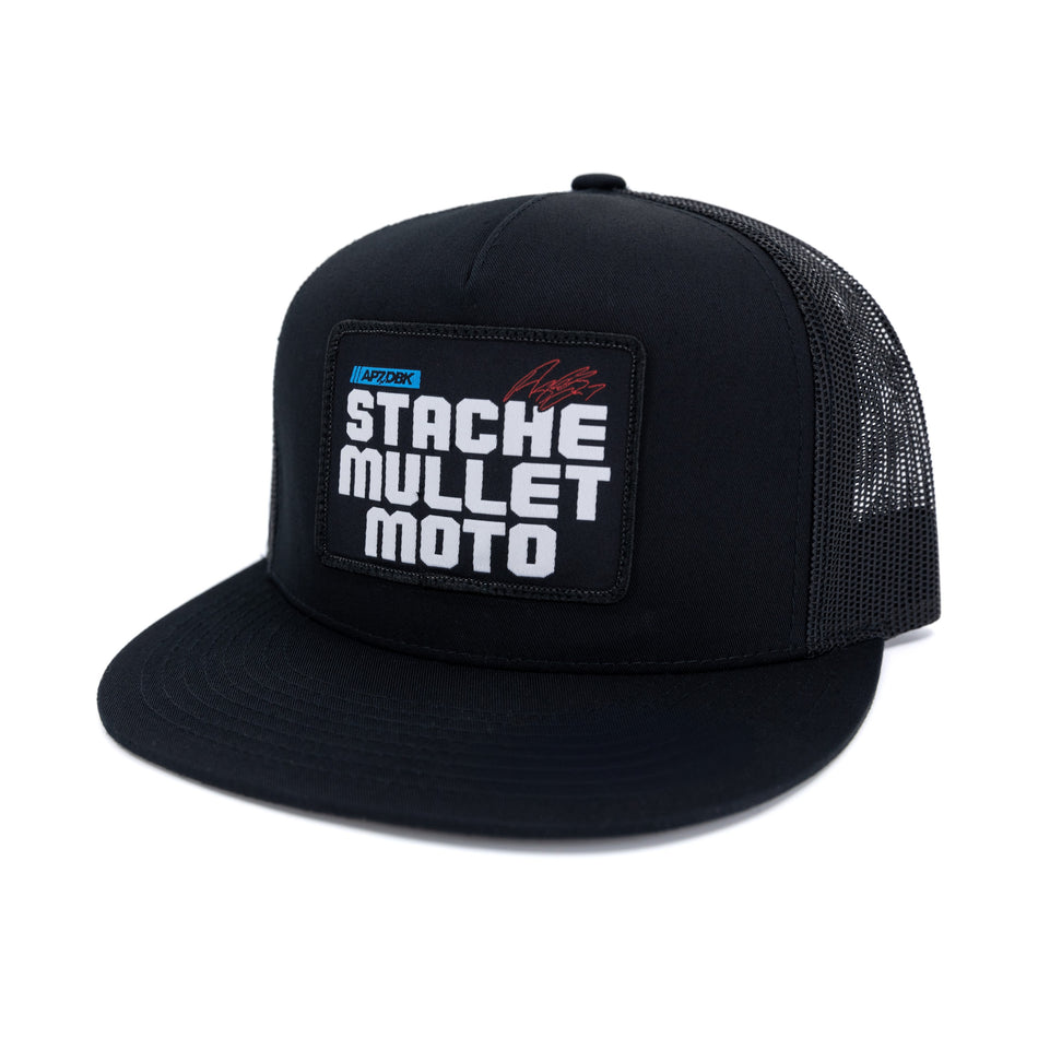 STACHE MULLET MOTO 2FIFTY HAT BLACK - 325-00036