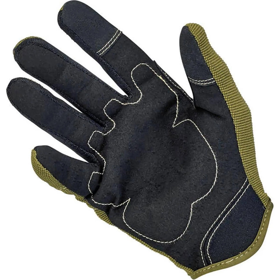 BILTWELL Moto Gloves Olive Black - 3301-3306