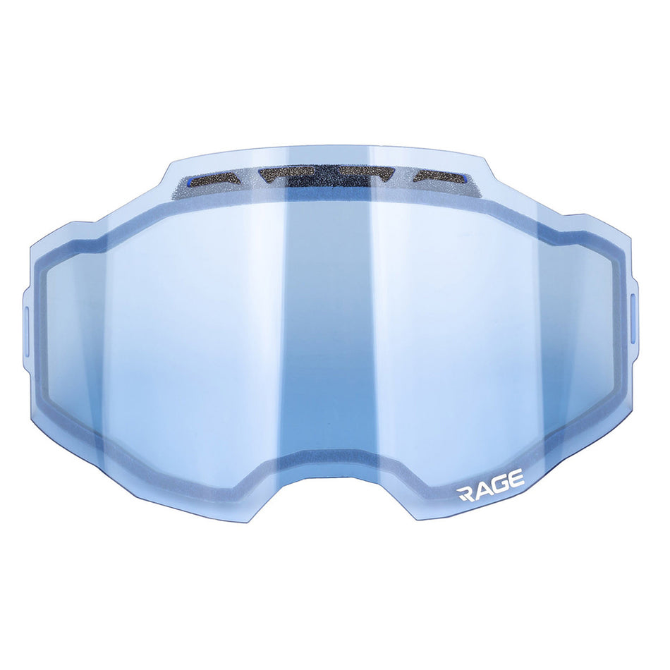 KLIM Rage Goggle Lens with anti-fog coating, cylindrical design for peripheral vision, non-current snowmobile gear and apparel