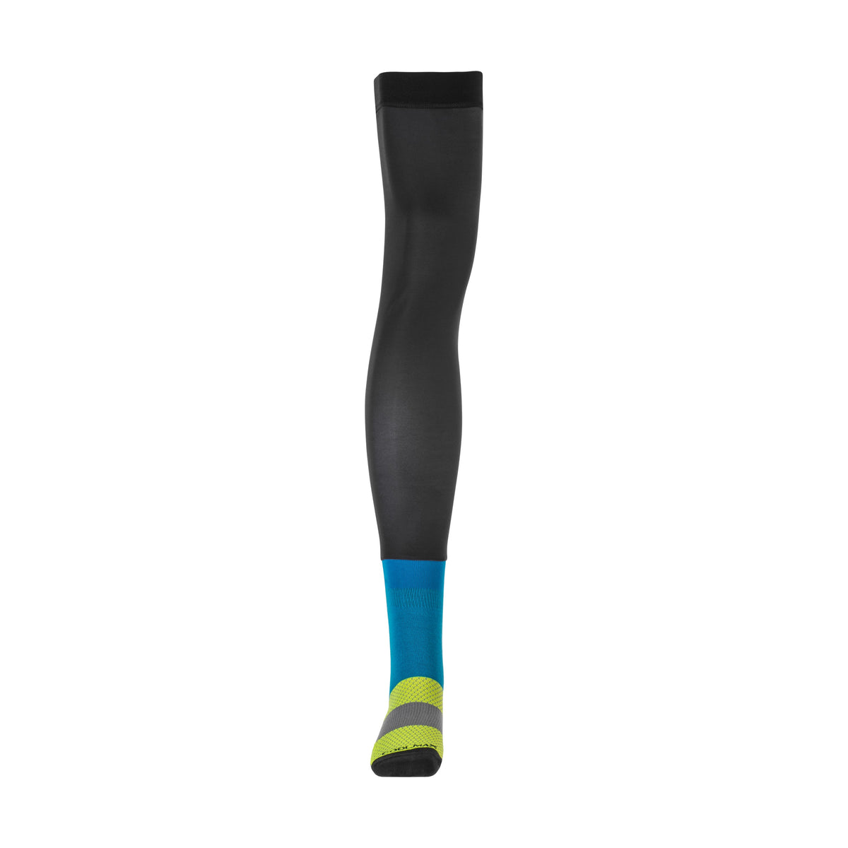KNEE BRACE SOCKS HI-VIS/BLACK/BLUE LG/XL - 350-0448L-1