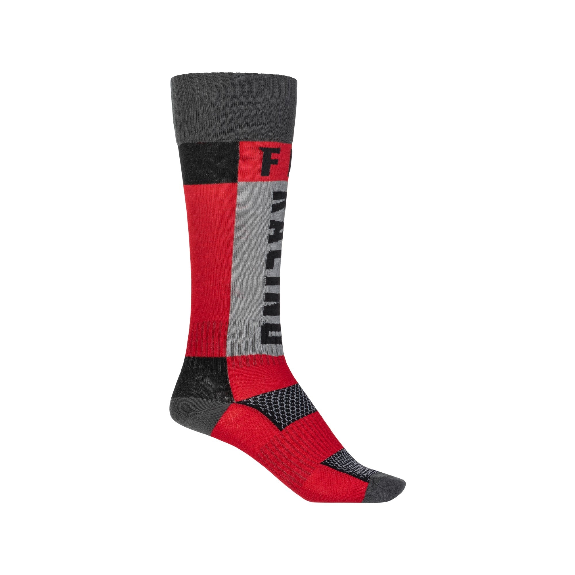 MX SOCKS THICK RED/GREY LG/XL - 350-0550L