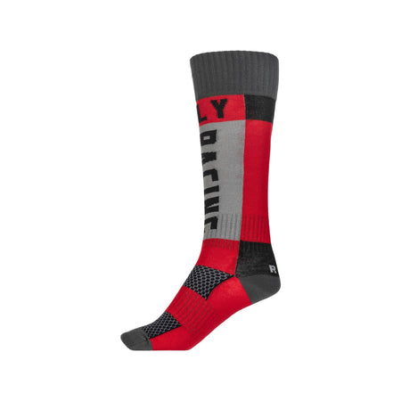 MX SOCKS THICK RED/GREY SM/MD - 350-0550S-2