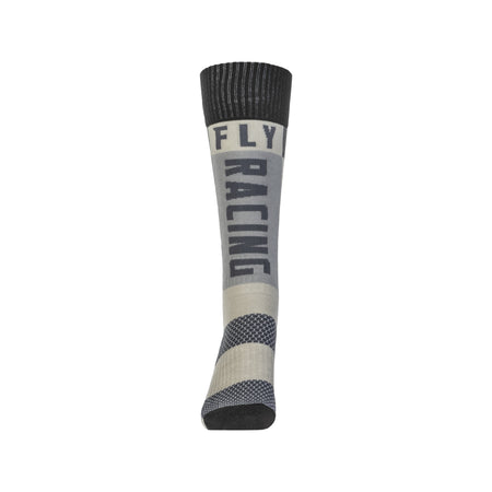 YOUTH MX SOCKS THICK GREY/BLACK - 350-0552Y-1