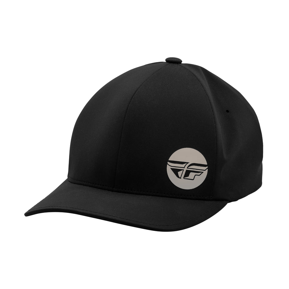 FLY DELTA HAT BLACK/LIGHT GREY SM/MD - 351-0116S
