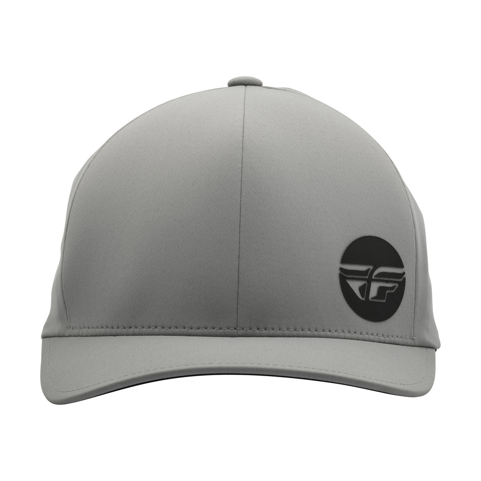 FLY DELTA HAT LIGHT GREY/BLACK SM/MD - 351-0117S-1