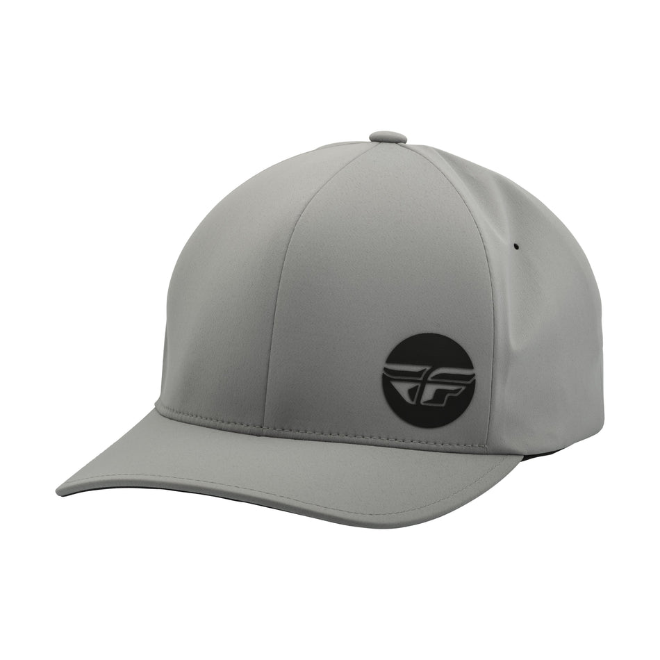 FLY DELTA HAT LIGHT GREY/BLACK SM/MD - 351-0117S