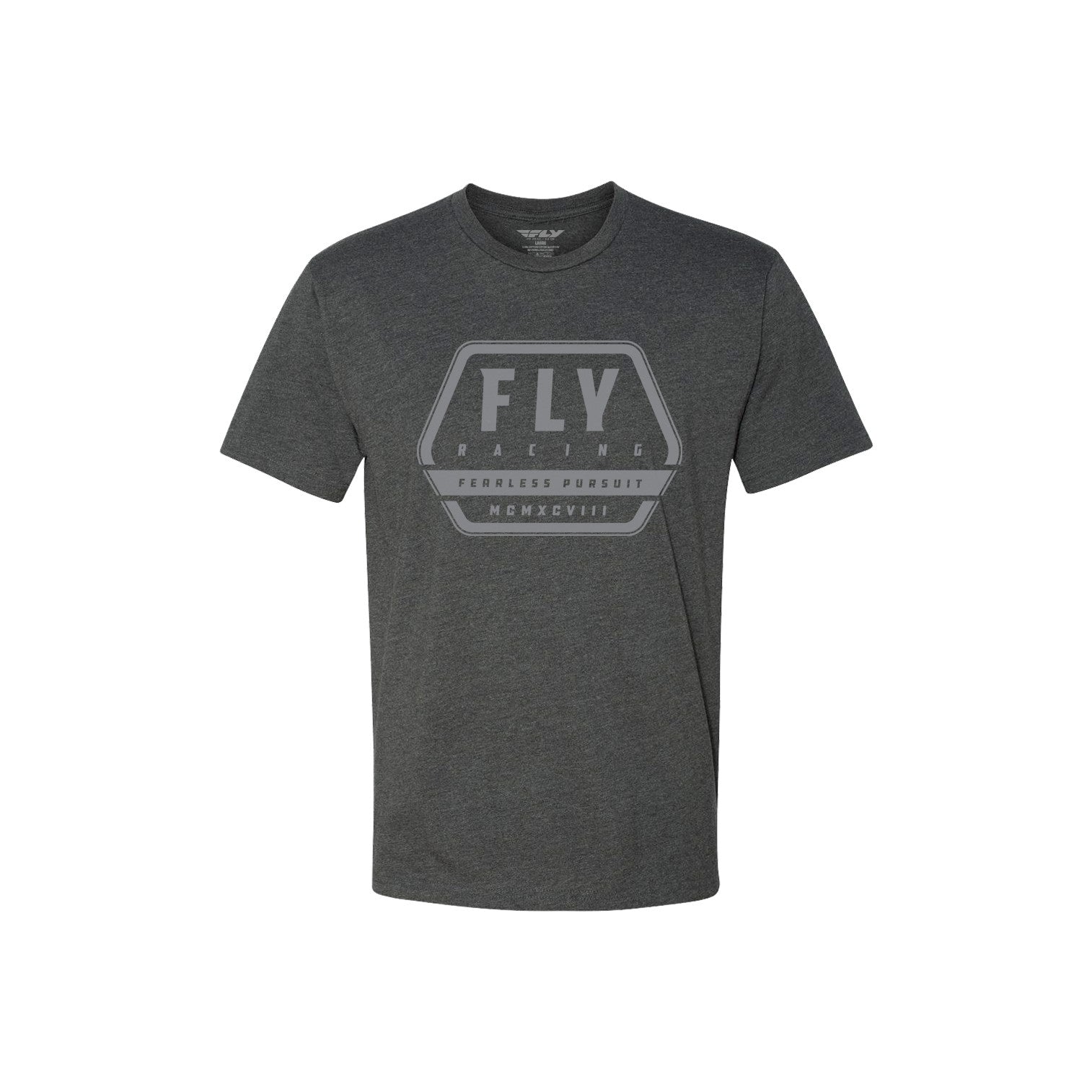 FLY TRACK TEE CHARCOAL XL - 352-0046X