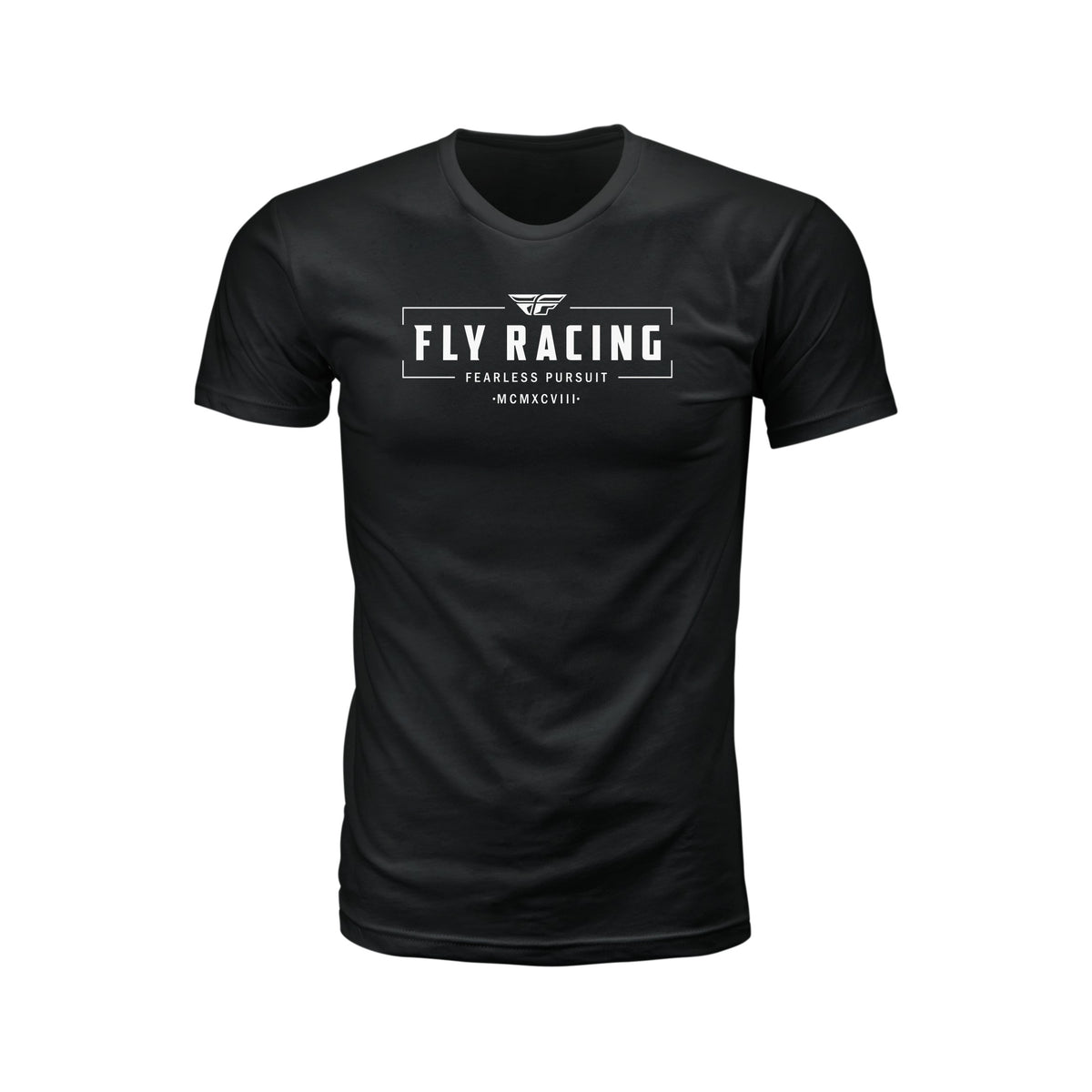 FLY MOTTO TEE BLACK XL - 352-0060X